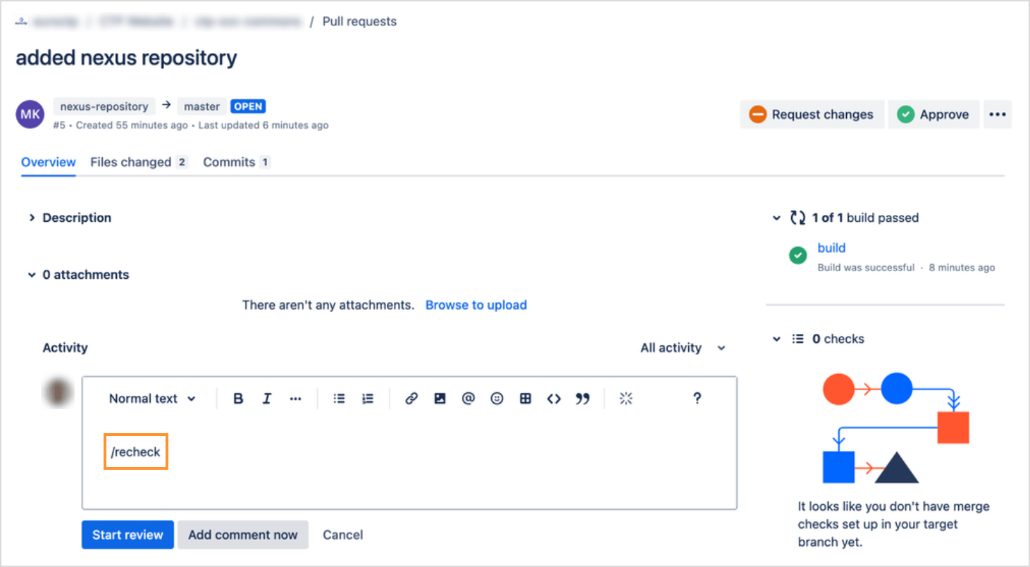 Recheck pull request